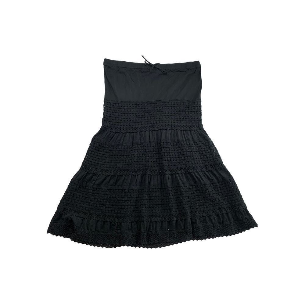 Women's Signature Black Cotton Skirt - Size XL